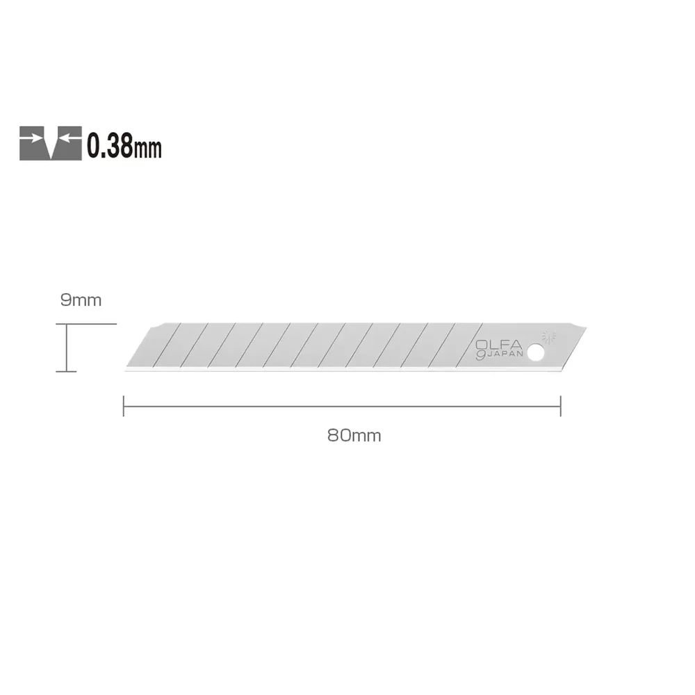 OlfaASB-10Snap-OffKnifeSpareBlades9mmx80mm10pcs2